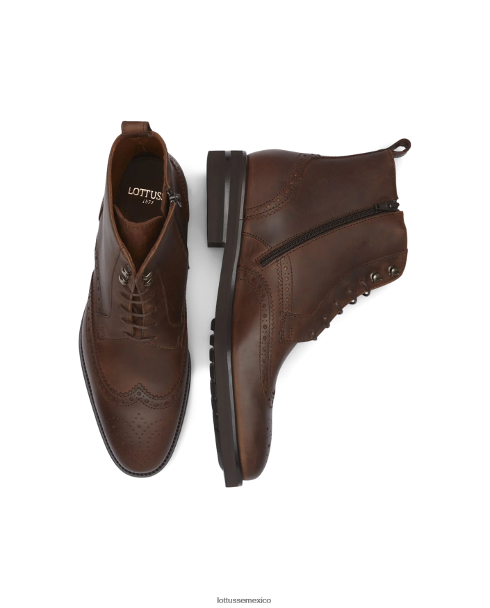 marrón Lottusse hombres botas holborn enceradas PNBVJ0149