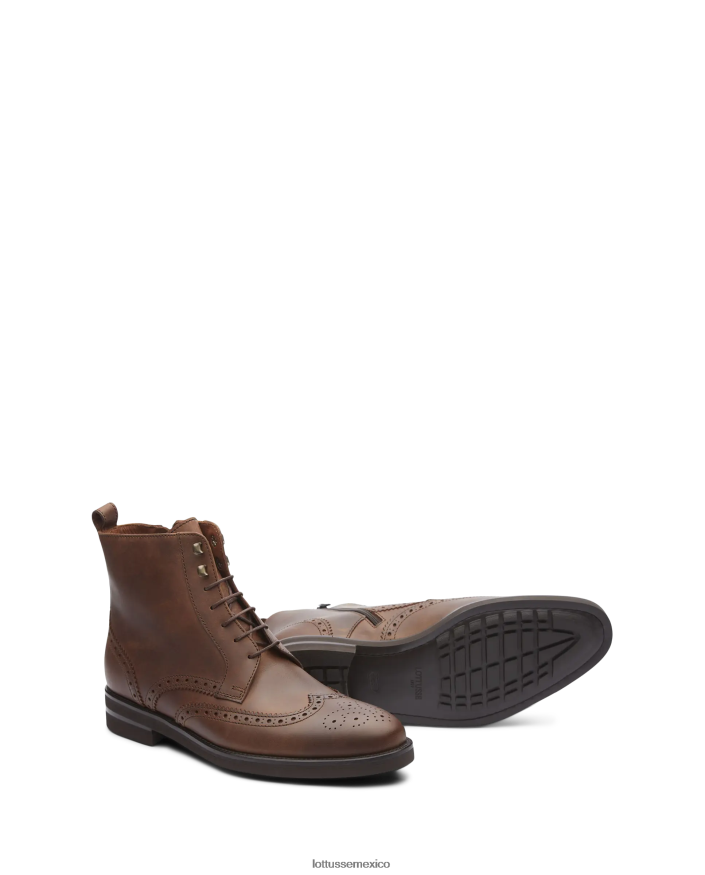 marrón Lottusse hombres botas holborn enceradas PNBVJ0149