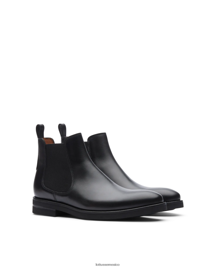 negro Lottusse hombres botas holborn de becerro PNBVJ017