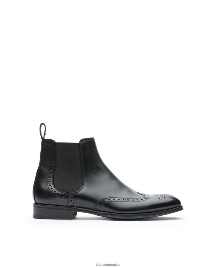 negro Lottusse hombres botas lenox PNBVJ0142