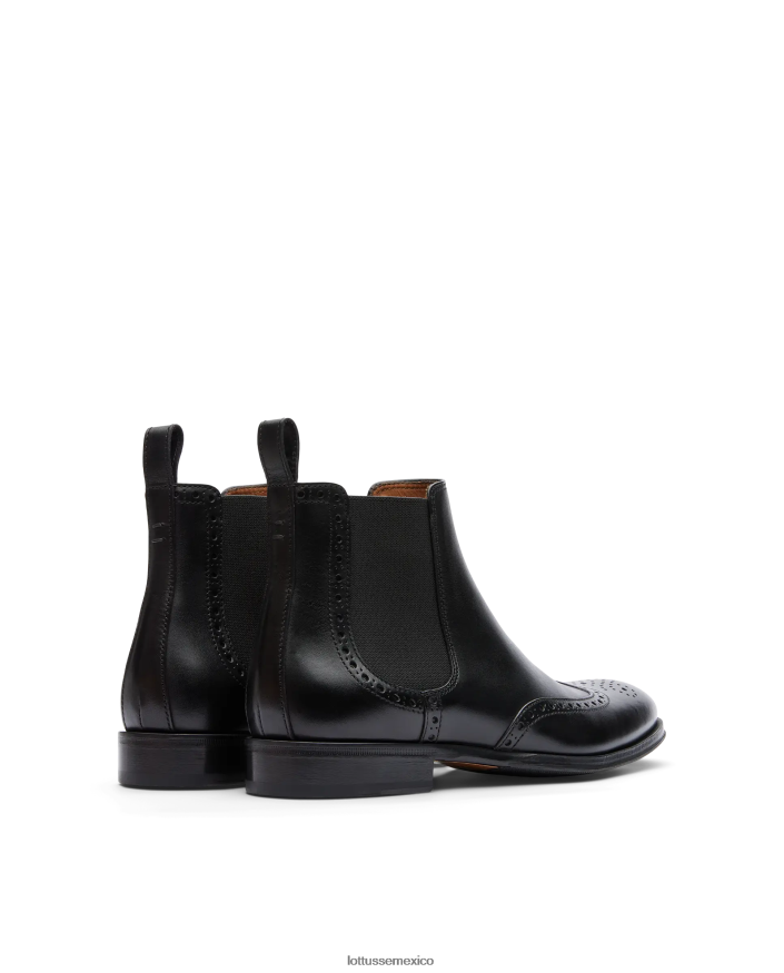 negro Lottusse hombres botas lenox PNBVJ0142