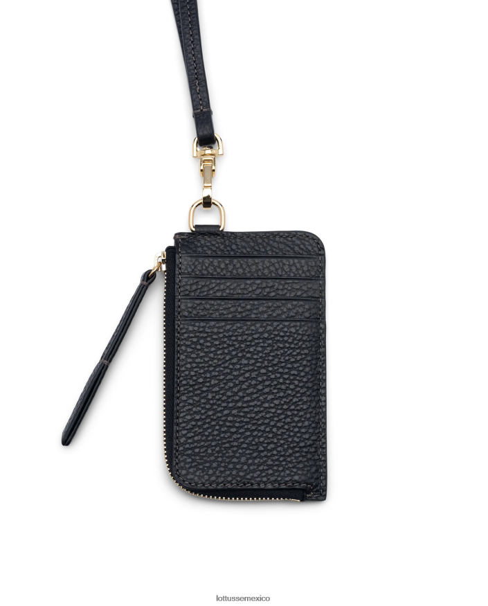 negro Lottusse mujer cartera de becerro talaia PNBVJ0373