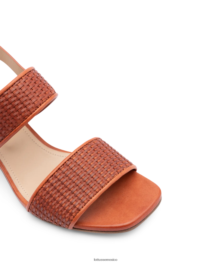 naranja Lottusse mujer sandalias nicole de cabra trenzadas PNBVJ0287