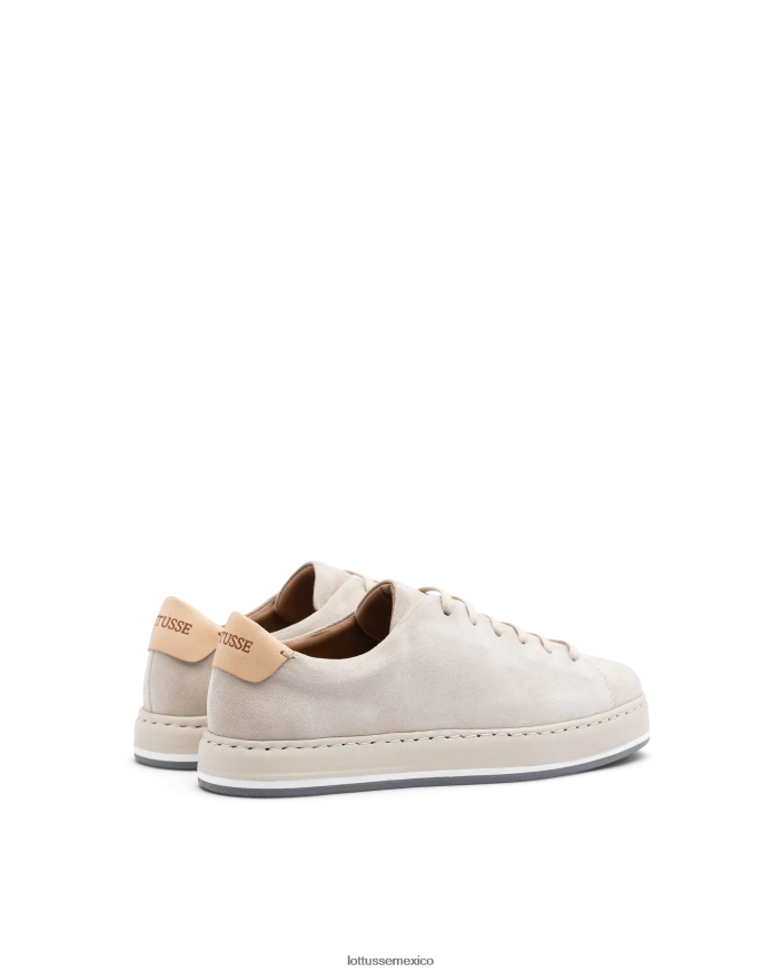 beige Lottusse mujer zapatillas libby de gamuza PNBVJ0307