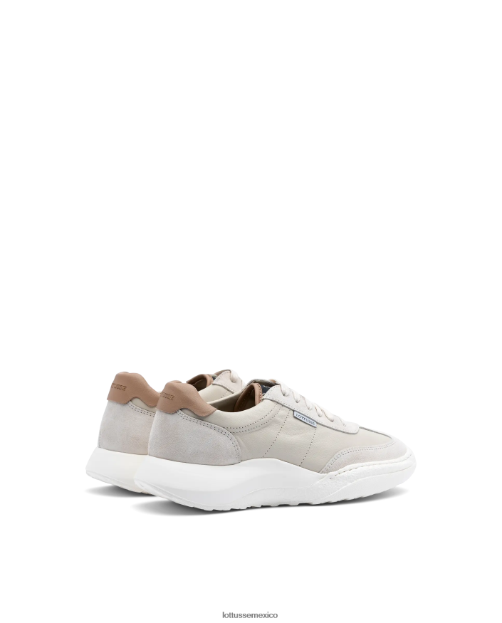 blanco Lottusse mujer zapatillas trotter de ante PNBVJ0416