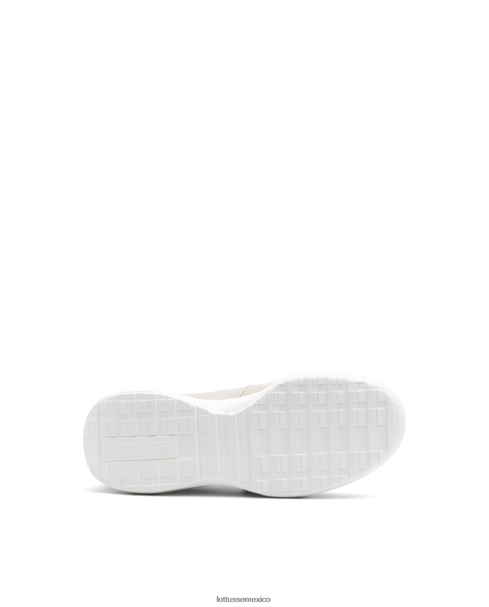 blanco Lottusse mujer zapatillas trotter de ante PNBVJ0416