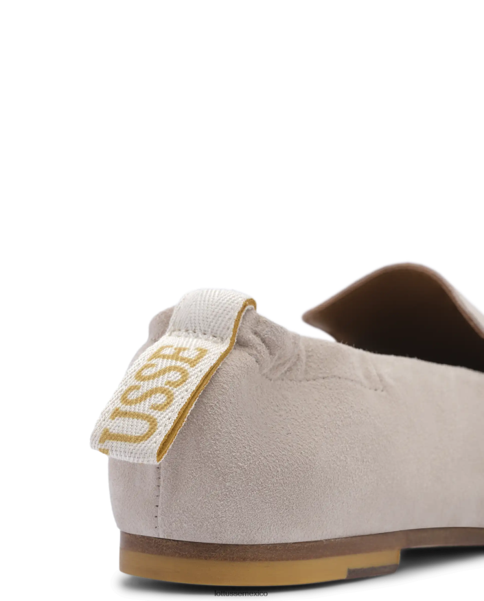 beige Lottusse mujer pantuflas de gamuza cítrica PNBVJ0207